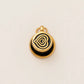 1PC minimalist gourmet style pendant, stainless steel plated with 18K gold, DIY preferred jewelry accessory