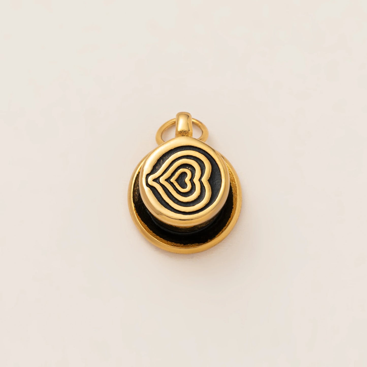 1PC minimalist gourmet style pendant, stainless steel plated with 18K gold, DIY preferred jewelry accessory