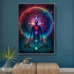 Universe Mysteries Meditation Chakras Indian Buddha Classic Religion Art Canvas Painting Abstract Figure Poster Print Home Decor
