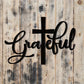 1PC Metal Cross Wall Art - 2D Flat Christian Religious Hanging Ornament, Faith-Inspired Home Decor for Living Room