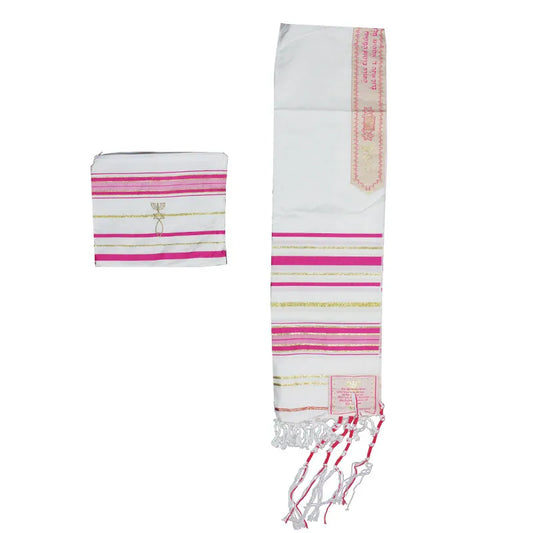 Messianic Tallit Prayer Shawl Talit Blue And Gold With Talis Bag Israel Tallit