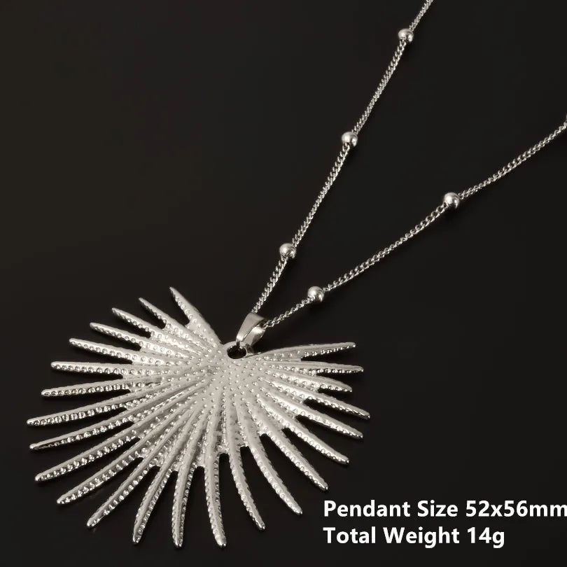 1Pc Religious Christian Catholic Sacred Heart Pendant Necklaces Stanless Steel Gothic Moth Textured Love Collares Jewelry