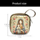 Catholic Rosary Religious Jewelry Storage Box Coin Purse Rosary Prayer Bag