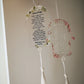 Hebrew Bar Mitzvah With White Pendant,Custom10pcs White Hanging Acrylic Prayer Cards,Hamsa Hebrew Card,Transparent