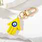 Turkish Blue Evil Eye Keychain Luckly Owl Elephant Butterfly Tortoise Charms With Key Holder Handbag Decorations For Women Men