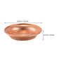 2Pcs Authentic Tibetan Copper Mandala Plate Hand Carved Buddhist Offering Bowl Water Bowl for Worship Yoga Meditation Sacred