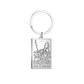 Dawapara Tarot Cards Keychains Stainless Steel Vintage Amulet Good Luck The Major Arcana Keyring Wiccan Jewelry