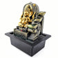 JC Indian Elephant God Buddha Statue Water Scene Crafts Resin Fountain Ornament