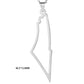 Teamer Stainless Steel Jewish Star of David Israel Map Hebrew Letter Charm Pendant for Jewelry Making Necklace DIY Wholesale