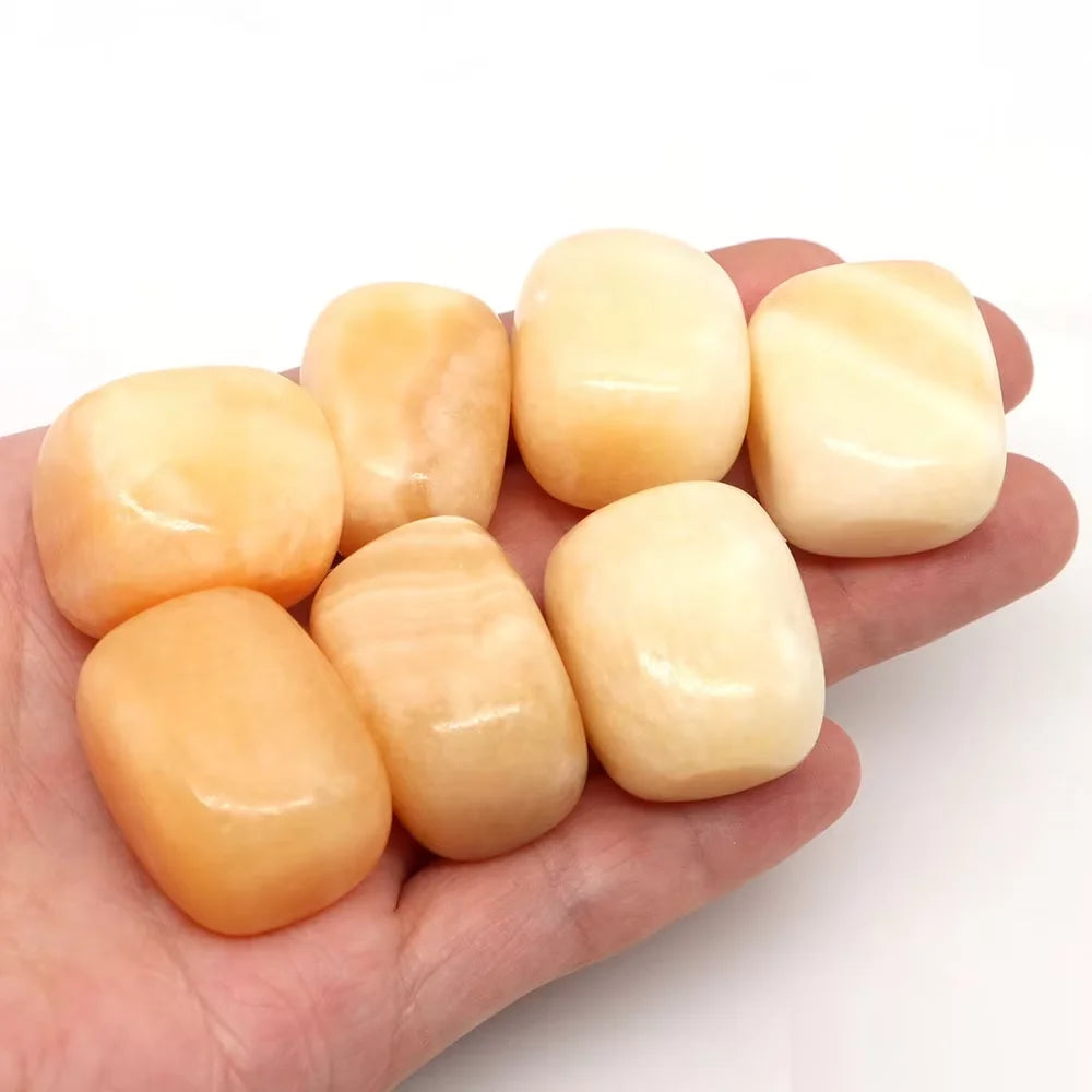 Natural Tumbled Stones Bulk Polished Moonstone Rocks Gemstones Assorted Healing Crystals for Home Garden Tank Aquarium Decor