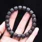 Authentic Natural Ebony Tibetan Six-Character Mantra Tibetan Prayer Wheel Bracelet 15mm Unisex Bracelet