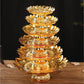 23GA Sacred Ritual Fruit Bowl for Altar Decorations Party Serving Safe Alloy Centerpieces