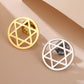 Dawapara Hebrew Letter Chai Brooch Star of David Menorah Jewish Symbol Lapel Pins Hanukkah Gift Stainless Steel Jewelry
