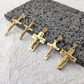 New Design 18K Gold Plated Waterproof Stainless Steel Jesus Cross Pendant For Men Religious Charms