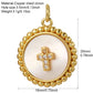 Goth Cross Chrams for Jewelry Making Supplies Golden Angel Charm Stainless Steel Long Chain Dijes Diy Necklace Earring Bracelet