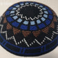 HIGH QUALITY HANDMADE KNITTED YARMULKE KIPPAH WHITE TOP PRICE PER PIECE