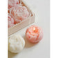 Rose Flower Shaped Soy Wax Candle Set of 4 Gift Box, Handmade Decorative Smokeless Candles for Home Decor,Birthday,Wedding Gifts