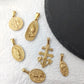 Virgin Mary Saint Michael Cross Prayer Pendant Necklace Gold Stainless Steel Religious Pendants Catholic Women/Men Jewelry