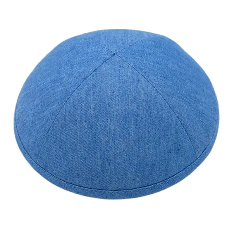 GIU 19cm Jewish Jean Denim Kippo Hats Caps Skullies Beaniest Kipa Yarmulke Kippah Dome For Wedding And Events