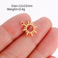 5Pcs Stainless Steel Moon&Sun&Star Charm Jewelry Making Accessories Supplies DIY Necklace Bracelet Celestial Pendants Findings