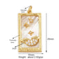 Trendy Shining Moon Star Space Celestial Compass Charm Pendant in Gold Colour , Jewelry Necklace Bracelet Making Supplies M71