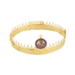 Gold Plated Orthodox Wedding Crown with Virgin Mary Icon for Church Liturgy Marriage Ceremony Christian Religious Gift
