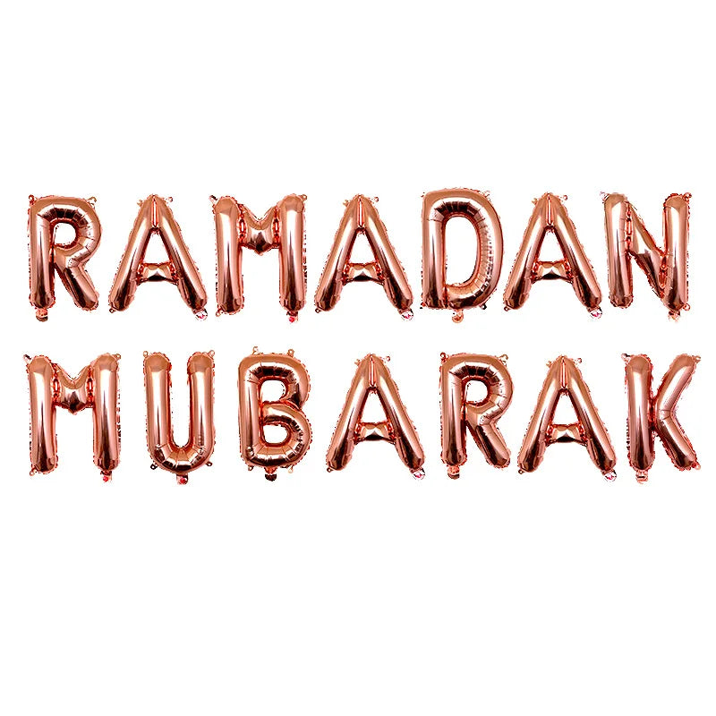 1set Moon Star Balloon Set for Muslim EID Mubarak Festival Home DIY Decoration Ramadan Kareem Kids Birthday Party Ballon Globos