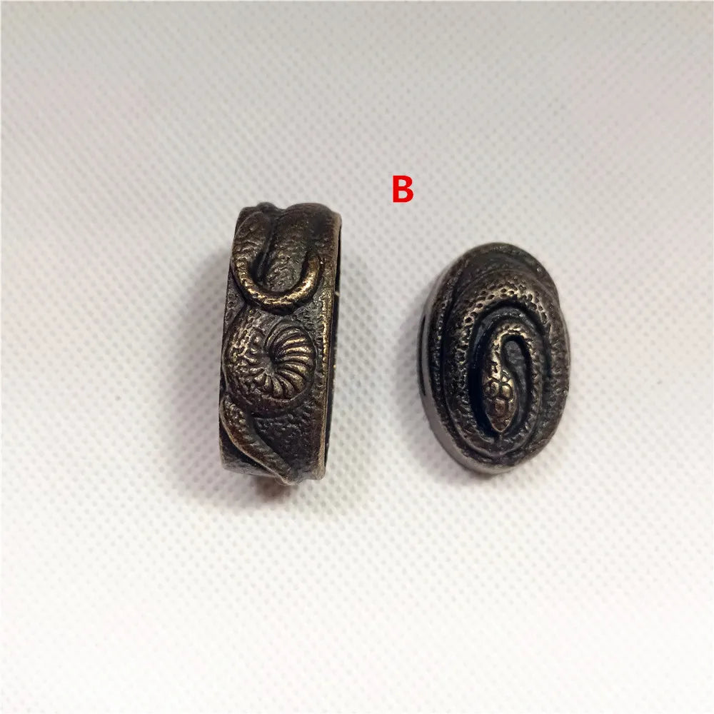 New Sword Handle Tsuka Alloy Fuchi Kashira For Japanese Samurai Katana Wakizashi Sword Fittings