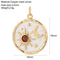 Bohemian Star Sun Moon Charms for Jewelry Making Cute Enamel Planet Gold Color Diy Earrings Necklace Bracelet High Quality