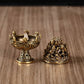 LTT Mini Boshan Burner Pure Brass Incense Burner Home Indoor Zen Ornament Incense Burner