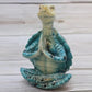 1 Piece Resin Craft Meditation Turtle Statue, Resin Zen Decoration, Home and Garden Sculpture, Resin Zen Decoration Suitable for Turtle Enthusiasts and Collectors.