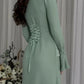 Eid Muslim Party Dress Women Ramadan Abaya Pleated Flare Sleeve Long Dresses Morocco Vestidos Largos Dubai Robe Jalabiya 2024