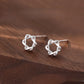 925 Sterling Silver Hypoallergenic Stud Earrings for Women Moon Star of David Maple Leaf Heart Lightning Earrings S999 Jewelry