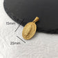 Virgin Mary Saint Michael Cross Prayer Pendant Necklace Gold Stainless Steel Religious Pendants Catholic Women/Men Jewelry
