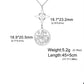 Double Amulet Protection Necklace witch Knot Pentagram Tetragrammaton Stainless Steel Protection Jewerly Wholesale
