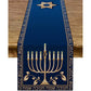 Hanukkah Menorah Table Runners Star of David  Jewish Holiday Fireplace Kitchen Dining Room Home Decor