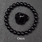Natural Golden Obsidian Stone Beads Bracelet Men Women Golden Light Rainbow Obsidian Raw Stone Round Bead Natural Energy Jewelry