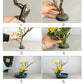 Multi-sizes Florist Floral Arrangement Copper Pin Frog Prong Brass Needle Fixed Tools Japanese Ikebana Kenzan Garden Bonsai Base