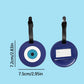 Fatima creative hand eye pattern luggage tag, airport check-in luggage tag, travel accessory to avoid loss.-zmt