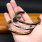 Fashion 316L Stainless Steel Mobius Opening Bracelet Viking Runes Bracelets for Men Women Nordic Pagan Amulet Talisman Jewelry
