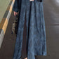 Printed Loose Long-Sleeved Elegant Arabic Abaya Robe Comes with a Headscarf
