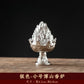 Incense Burner Sandalwood Burner Antique Decoration Mixed Natural Incense Rose Jasmine Lavender Osmanthus Sakura Smoke Cone