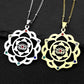7 Chakra Sacred Geometry Metatron Necklace for Women Flower of Life Stainless Steel Stone Necklaces Reiki Healing Jewelry 9758