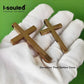 Anodized Titanium Cross Pendant Sensitive Skin Friendly Wear Resistant God's Glory
