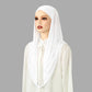Hot Selling Ins Soft Jersey Instant Hijab Scarf for Women Muslim Solid Color Ready to Wear Hijab  Sport Underscarf Headwraps