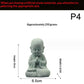 Cute Little Monk Buddha Statue Chinese Style Fish Tank Moss Landscaping Zen Garden Decoration Oriental Aesthetic