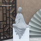 Buddha Stone Statue Little Buddhist Monks Tibetan Buddhism Figurines Zen Garden Ornament Meditation Home Aquarium Decoration