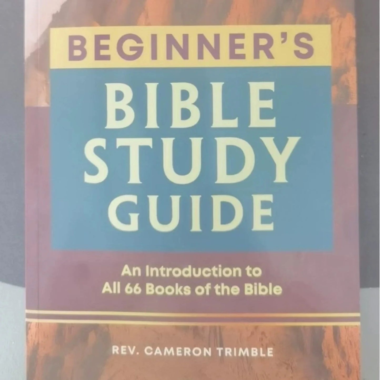Bible Study Guide For Beginners With Mountain Cover Design Notebook Style Scripture Journal For Devotion Reading Plan And Notes