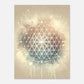 Boho Flower of Life Meditation Poster Positive Energy Sacred Geometry Canvas Painting Spiritual Wall Art Living Room Home Decor