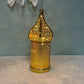 Home Ornament Iron Art Moroccan Night Light Hollow Battery Powered Ramadan LED Light Vintage Masjid Lantern Mosque